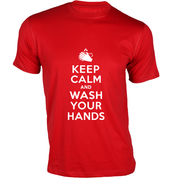 Gubbacci-India T-shirt XS Keep Calm and Wash your Hards