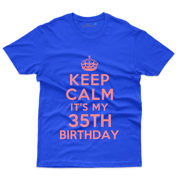 Keep Calm T-Shirt - 35th Birthday Collection - Gubbacci-India