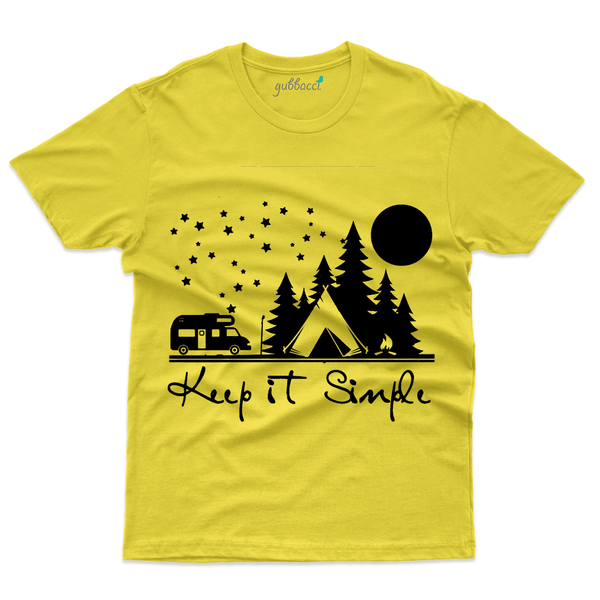 Gubbacci Apparel T-shirt S Keep It Simple T-Shirt - Travel Collection Buy Keep It Simple T-Shirt - Travel Collection