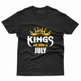 King Born 2 T-Shirt - July Birthday Collection