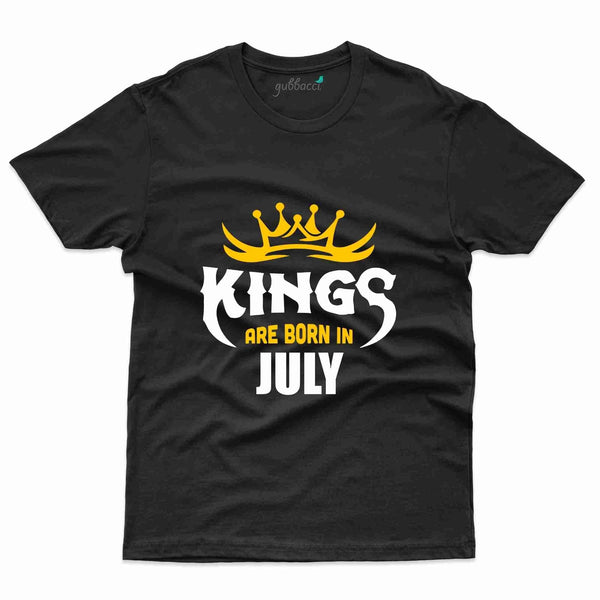 King Born 2 T-Shirt - July Birthday Collection - Gubbacci-India