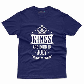 King Born 4 T-Shirt - July Birthday Collection