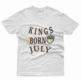 King Born 5 T-Shirt - July Birthday Collection