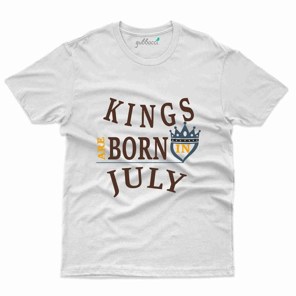 King Born 5 T-Shirt - July Birthday Collection - Gubbacci-India