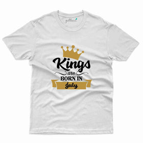 King Born T-Shirt - July Birthday Collection