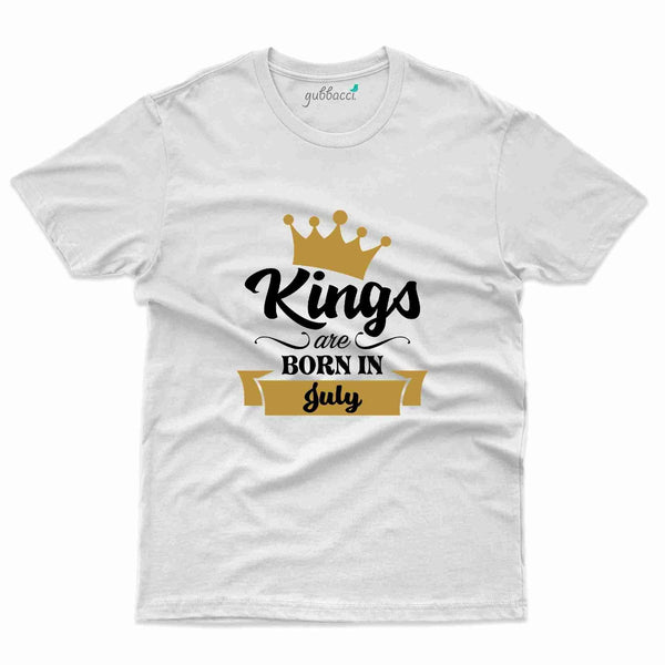 King Born T-Shirt - July Birthday Collection - Gubbacci-India