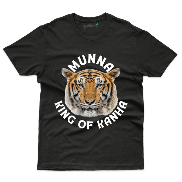 King Of Kanha T-Shirt -Kanha National Park Collection - Gubbacci-India