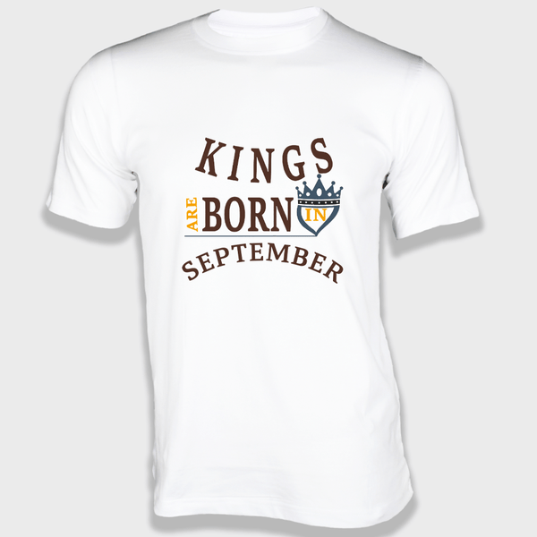 Gubbacci Apparel T-shirt XS Kings are Born in September