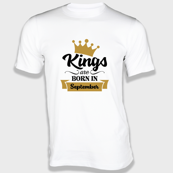 Gubbacci Apparel T-shirt XS Kings are born in September