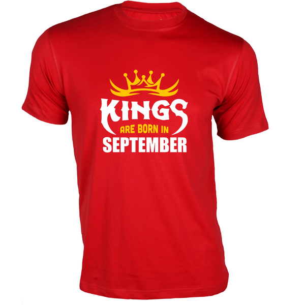 Gubbacci Apparel T-shirt XS Kings are Born in September