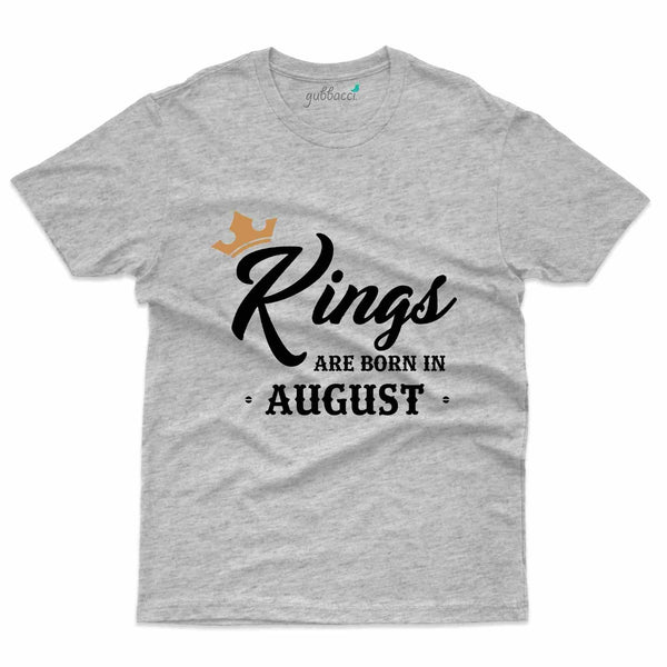 Kings Born 3 T-Shirt - August Birthday Collection - Gubbacci-India