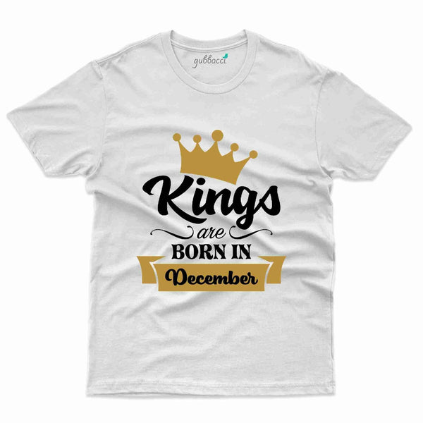 Kings Born 4 T-Shirt - December Birthday Collection - Gubbacci-India
