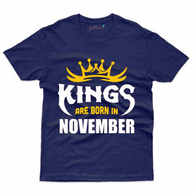 Kings Born 4 T-Shirt - November Birthday Collection