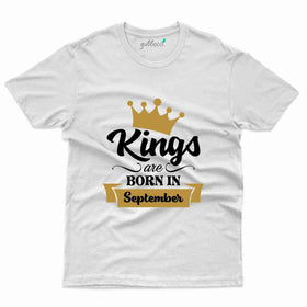 Kings Born 4 T-Shirt - September Birthday Collection