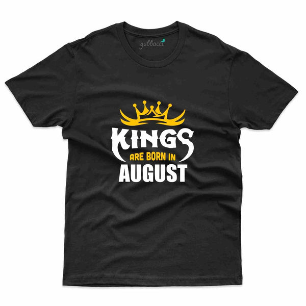 Kings Born 5 T-Shirt - August Birthday Collection - Gubbacci-India