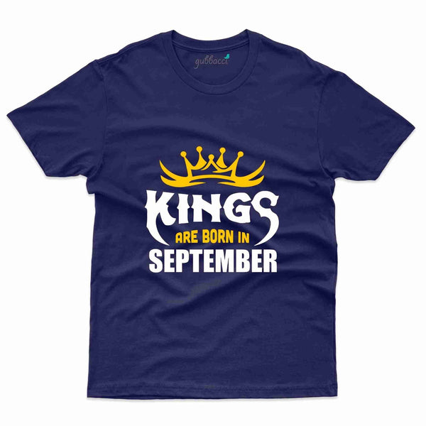 Kings Born 5 T-Shirt - September Birthday Collection - Gubbacci-India