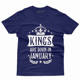 Kings January T-Shirt - January Birthday Collection