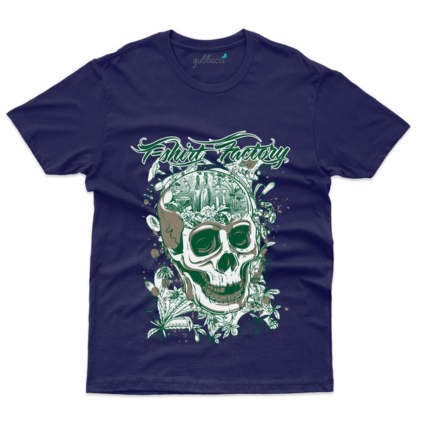 Gubbacci Apparel T-shirt XS Leaf and Skull T-Shirt Factory - Abstract Collection Buy Leaf and Skull T-Shirt Factory - Abstract Collection