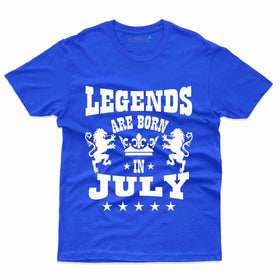 Legend In July T-Shirt - July Birthday Collection