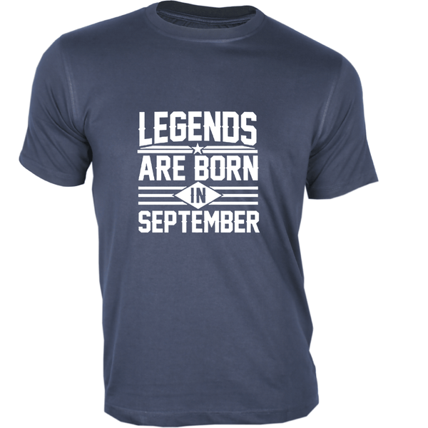 Gubbacci Apparel T-shirt XS Legends are born in September