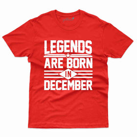 Legends T-Shirt - December Birthday Collection