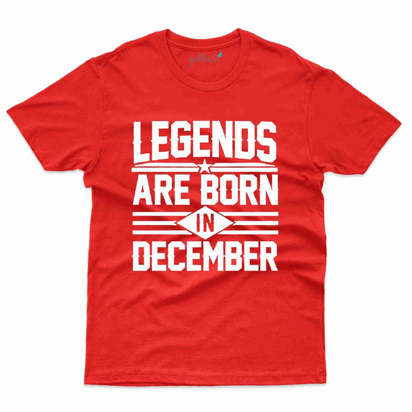 Legends T-Shirt - December Birthday Collection - Gubbacci-India
