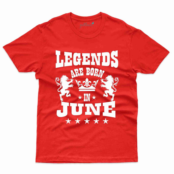 Legends T-Shirt - June Birthday Collection - Gubbacci-India