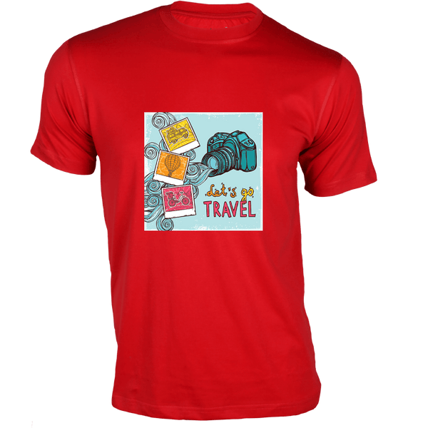 Gubbacci Apparel T-shirt XS Let's go Travel  Design By Guru