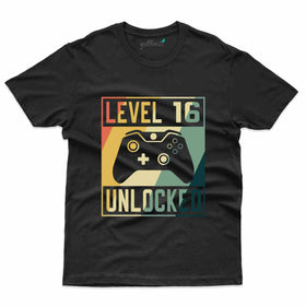 Level 16 Unlocked T-Shirt - 16th Birthday Collection