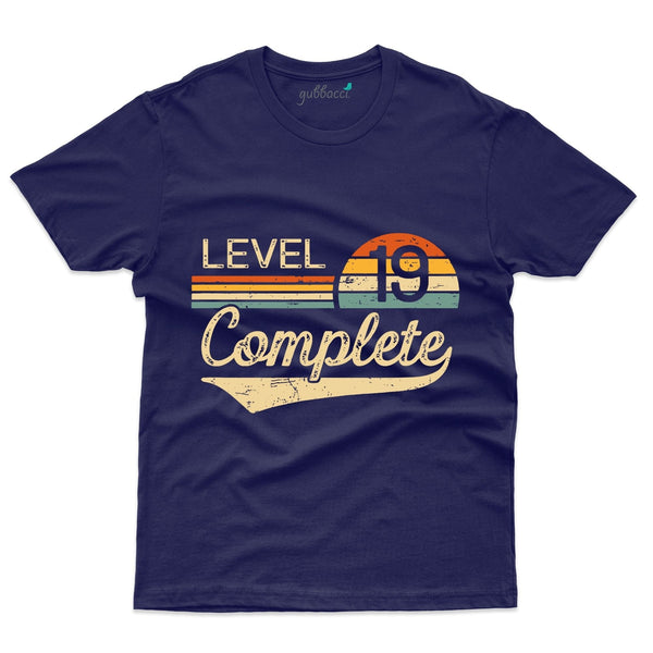 Level 19 Complected 2 T-Shirt - 19th Birthday Collection - Gubbacci-India