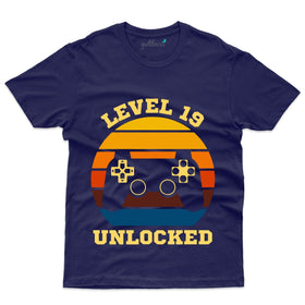 Level 19 Unlocked 3 T-Shirt - 19th Birthday Collection
