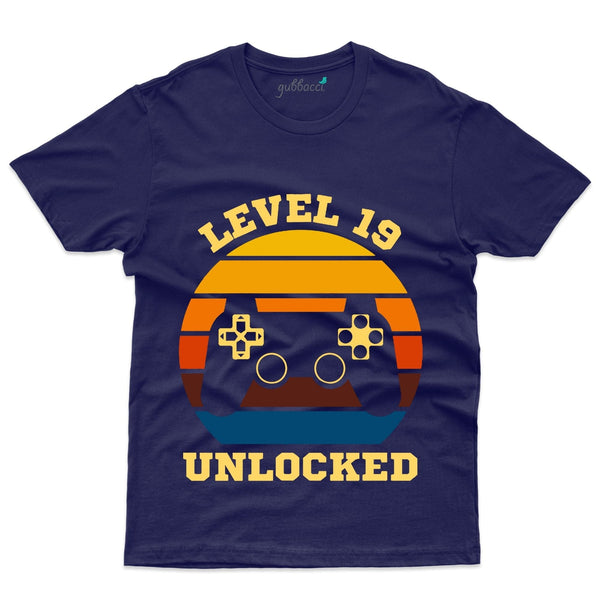 Level 19 Unlocked 3 T-Shirt - 19th Birthday Collection - Gubbacci-India