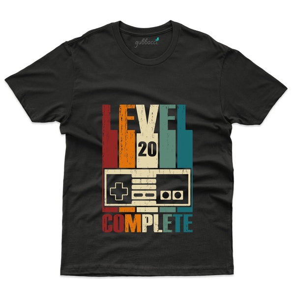 Level 20 completed T-Shirt - 20th Anniversary Collection - Gubbacci-India