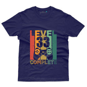 Unisex Level 33 Completed - 33rd Birthday T-Shirt Collection