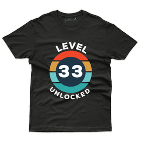 Perfect Level 33 Unlocked T-Shirt - 33rd Birthday Collection