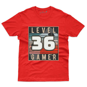 Level 36 Gamer T-Shirt - 36th Birthday Collection