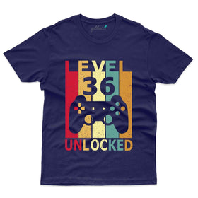 Level 36 Unlocked 3 T-Shirt - 36th Birthday Collection