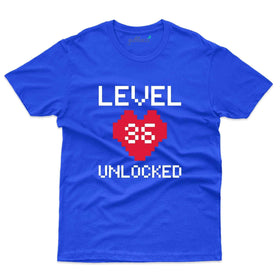 Level 36 Unlocked T-Shirt - 36th Birthday Collection