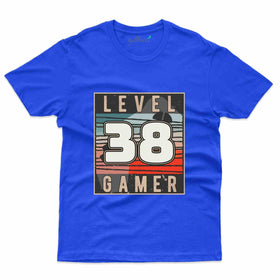 Level 38 Gamer T-Shirt - 38th Birthday Collection