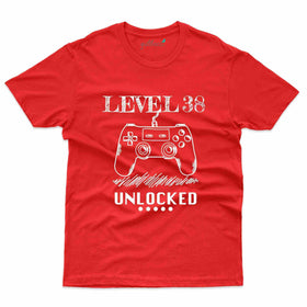 Level 38 Unlocked 2 T-Shirt - 38th Birthday Collection