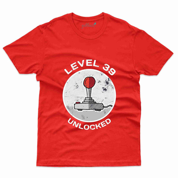 Level 39 Unlocked T-Shirt - 39th Birthday Collection - Gubbacci-India