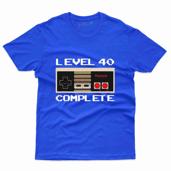 Level 40 Complected T-Shirt - 40th Birthday Collection - Gubbacci-India