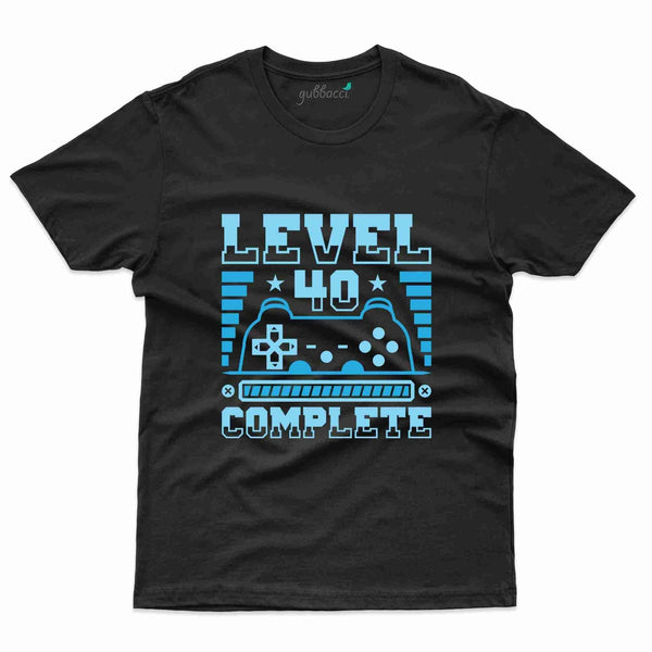 Level 40 Complete 3 T-Shirt - 40th Birthday Collection - Gubbacci-India