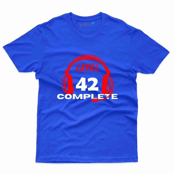 Level 42 Complete T-Shirt - 42nd  Birthday Collection - Gubbacci-India