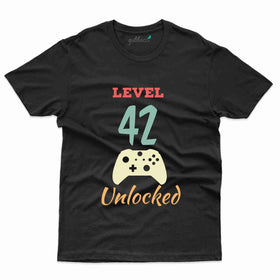 Level 42 Unlocked T-Shirt - 42nd Birthday T-Shirt Collection