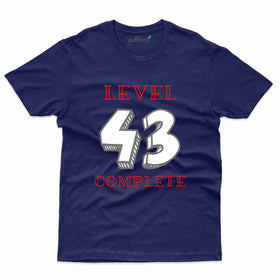 Level 43 Complete T-Shirt - 43rd  Birthday Collection