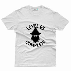 Custom Level 45 Complete T-Shirt - 45th Birthday Collection