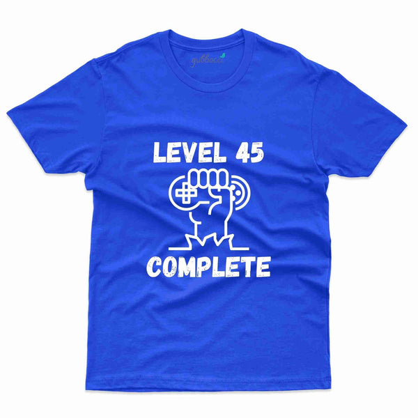 Level 45 Complete 9 T-Shirt - 45th Birthday Collection - Gubbacci-India