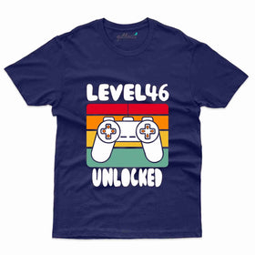 Level 46 Unlocked 6 T-Shirt - 46th Birthday Collection