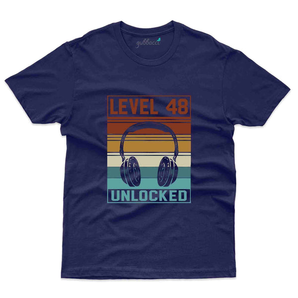 Level 48 unlocked 4 T-Shirt - 48th Birthday Collection - Gubbacci-India
